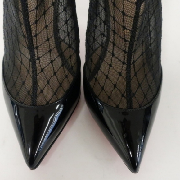 Christian Louboutin Fillette Patent/Mesh Pumps size 35 - Picture 7 of 8